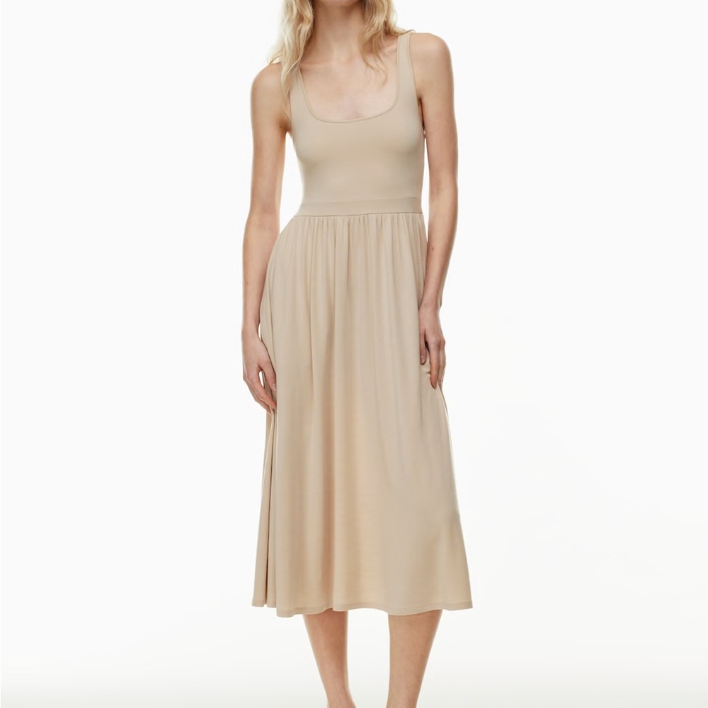 Wilfred Market Midi Dress, S (humus beige)